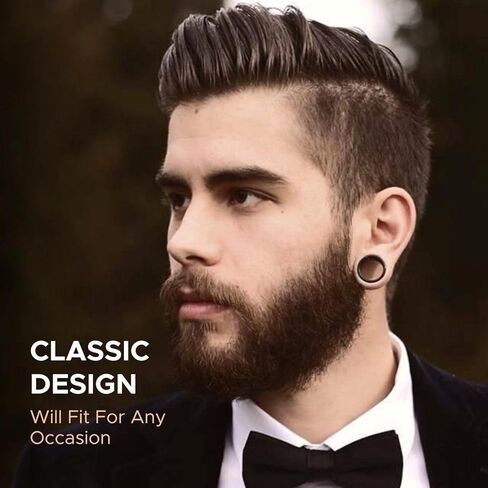BodyJ4You 36PC Ear Stretching Big Gauges 00G-25mm - Aftercare Ear Balm Jojoba Oil - Acrylic Tapers Surgical Steel Single Flare Tunnels Plugs - Stretchers Expanders Eyelets in Saudi Arabia