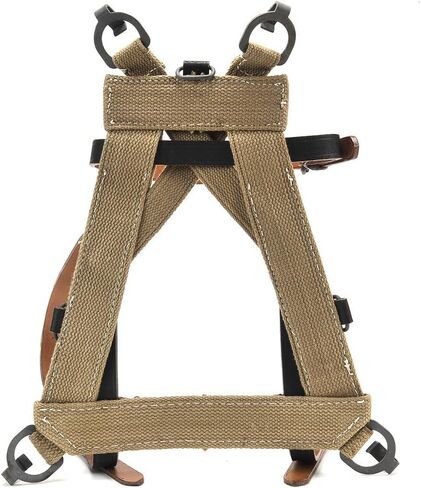 المواد العسكرية الألمانية الحرب العالمية الثانية A-Frame حزمة الاعتداء القتالية M1931 (Gurtbandtragegerüst) WW2 إطار مع الأشرطة الجلدية in Kuwait