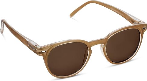 Peepers by PeeperSpecs Boho Reading, Bifocal and Polarized Sunglasses Round, Amber, 2.50 + 2.5 in Saudi Arabia