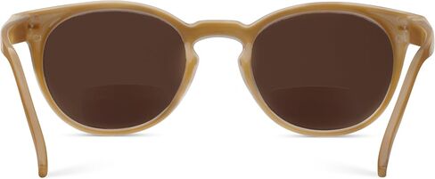 Peepers by PeeperSpecs Boho Reading, Bifocal and Polarized Sunglasses Round, Amber, 2.50 + 2.5 in Saudi Arabia