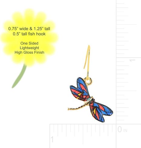 Spinningdasiy Dangling Colorful Flying Creature Bird Earrings | Bird Lover Earrings in Kuwait