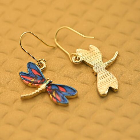 Spinningdasiy Dangling Colorful Flying Creature Bird Earrings | Bird Lover Earrings in Kuwait