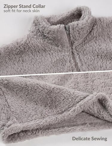 أطقم بيجامات صوف نسائية من Lentta ملابس نوم دافئة منفوشة مكونة من قطعتين مع جيوب in Kuwait