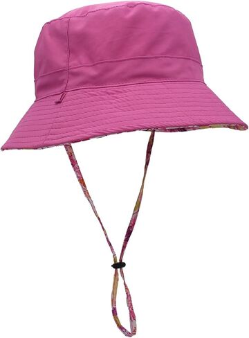 LLmoway Kids UPF50+ Bucket Sun Hats Cotton Lined Lightweight Reversible 3T-8Y in Saudi Arabia