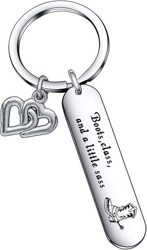 De&ai Cowboy Gift BFF Jewelry Coworker Gift Horse Keychain Cowgirl Friend Gift Girlfriend Gift Best Friend Keychain Cousin Gift horse Gift Cowgirl Boot Keychain (Cowgirl Boot Keyring) in Saudi Arabia