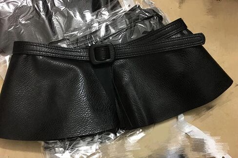 حزام تنورة من جلد البولي يوريثان لفستان حزام للنساء والفتيات in Kuwait