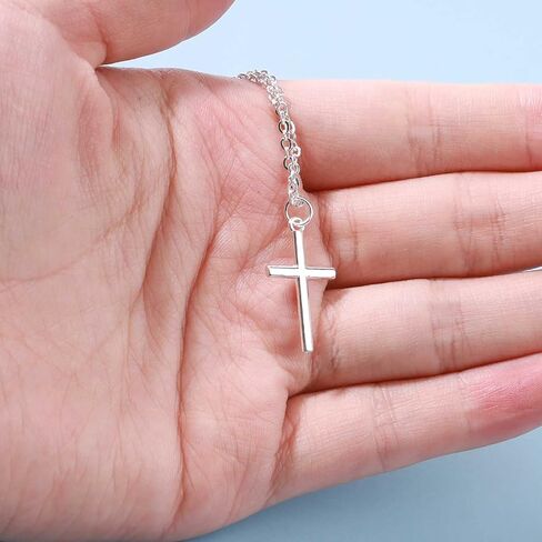 Boho Layered Cross Choker Necklace Gold Cross Pendant Necklace Ball Satellite Chain Necklace Vintage Double Layer Necklace Chain Jewelry for Women and Girls Gift in Saudi Arabia