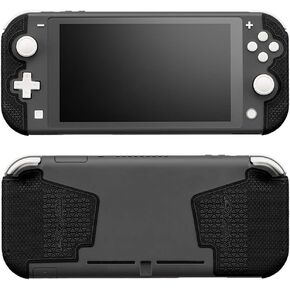 Lizard Skins Controller Grip for Nintendo Switch Lite– DSP Grip Compatible with Switch Lite Controller 0.5mm Thickness - PRE Cut Pieces - Easy to Install – 10 Colors (Jet Black)
