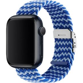 Ted Baker Blue & Light Blue Elastic Strap for Apple Watch® (Model: BKS42S322B0)