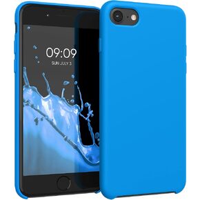 kwmobile Case Compatible with Apple iPhone SE (2022) / iPhone SE (2020) / iPhone 8 / iPhone 7 Case - TPU Silicone Phone Cover with Soft Finish - Violet