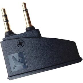 QC45 Airline Airplane Flight Adapter Aviation Plugs to 3.5mm Jack Compatible with Bose 700 QuietComfort45 QC15 QC20 QC25 QC35 QC35II AE2 AE2I OE2 Soundtrue Soundlink SoundlinkII Headphones(Black)
