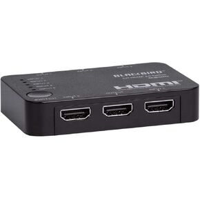 Monoprice 4K 5x1 HDMI 2.0 Switch - 4K@60Hz, Dolby Vision, HDR, HDR10, Hybrid Log-Gamma, 18Gbps, HDCP 2.2, HDMI 2.0, USB Powered, with IR Remote Control - Blackbird Series