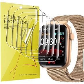 Compatible for EarlySincere Smart Watches Screen Protector, [6 Pack] Full Coverage TPU Clear Film Compatible for EarlySincere T13 1.9" Smart Watches (6 Pack)