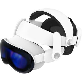 GEEKERA Head Strap for Apple Vision Pro, Adjustable Headstrap Replacement for Apple Vision Pro Headset VR Accessories, Soft Cushion Lightweight and Comfortable, Pressure-Free Wearing