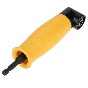 90 Degree 1/4" Angle Hex Shank Extension Screwdriver Drill Bit Socket Holder Adapter Sleeve