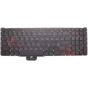 New Replacement Keyboard for Acer Nitro 5 AN515-54 AN515-43 AN517-51 AN715-51 AN515-54-51M5 AN515-54-55YM AN515-54-71FT Laptop Backlit Keyboard Red