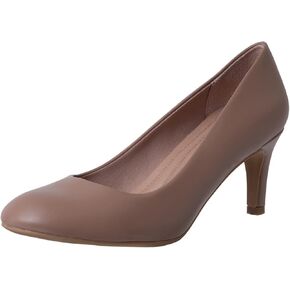 Comfort Plus by Predictions Women's Karma Mid-Heel Round Toe Pump