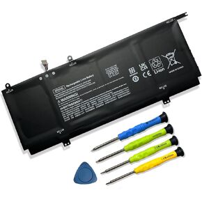 SP04XL L28764-005 Laptop Battery Replacement for HP Spectre X360 13T-AP000 13-AP0XXX 13-AP0013DX 13-AP0045NR 13-AP0053DX Series HSTNN-IB8R HSTNN-OB1B L28538-AC1 TPN-Q203 15.4V 61.4Wh 3990mAh