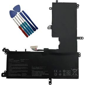 استبدال بطارية الكمبيوتر المحمول B31N1705 لجهاز Asus VivoBook Flip 14 TP410UA TP410UF TP410UR UX460UA Q405UA Series Notebook 3ICP5/57/80 11.52V 42Wh 3653mAh