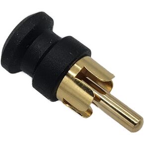 20 pcs Gold RCA SHORTING CAPS - Noise Stopper Gold Plated Cap Dust Protector RCA Input Plug