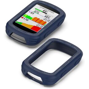 غطاء حافظة MOTONG لـ Garmin Edge 840 - غطاء حماية من السيليكون لـ Garmin Edge 840/540 (سيليكون أزرق)