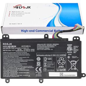 AS15B3N Laptop Battery for Acer Predator 15 G9-591 G9-591G 591R G9-592 G9-592G G9-593 17 G9-791 G9-791G G9-792 G9-792G G9-793 17X GX-791 GX-792 21X GX21-71 Series KT.00803.004 4ICR19/66-2 14.8V 88.8Wh