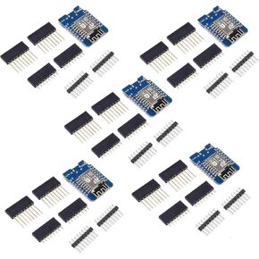 ESP-12F D1 وحدة صغيرة ESP8266 Mini Lua 4M بايت WLAN WiFi لوحة تطوير الإنترنت لاردوينو 5 قطعة