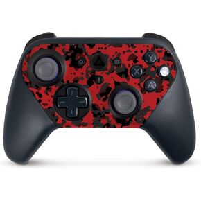 MightySkins Skin Compatible with Amazon Luna Controller - Red Modern Camo | Protective, Durable, and Unique Vinyl Decal wrap Cover | Easy to Apply, Remove, and Change Styles | Made in The USA