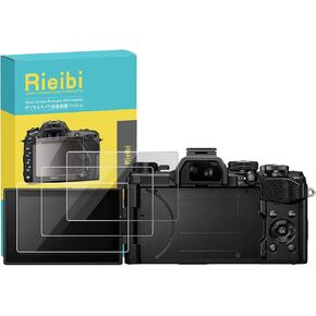 Rieibi (3 Pack Soft Screen Protector for Olympus OM-1 OM-1 Mark II Digital Camera, High Definition Soft PET Film for OM1 OM1-2 Ultra-clear Anti-Fingerprint Anti-Scratch