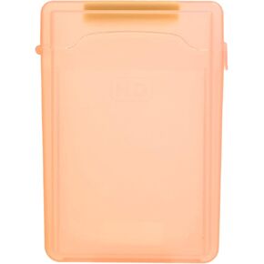 SYH&AQYE Hard Drive Disk ive Box, 3.5 Inch Hard Drive Storage Case Portable Plastic HDD ive Box, Anti Static External Hard Drive Case Anti Shock Dust Proof Case(Blue)