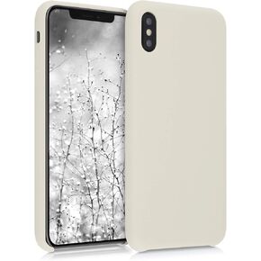 kwmobile Case Compatible with Apple iPhone Xs Max Case - TPU Silicone Phone Cover with Soft Finish - Moon Glow