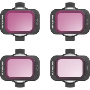 مجموعة فلاتر Avata 2 ND، فلتر عدسة كاميرا محايدة الكثافة، 4 عبوات ND8 ND16 ND32 ND64، متعدد الطبقات، لـ DJI Avata 2 in Kuwait