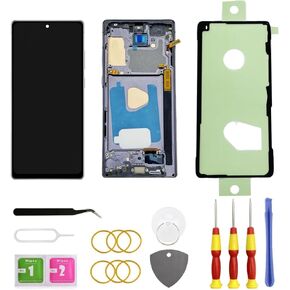AMOLED Galaxy Note20 5G LCD Display Screen Assembly Replacement 4G for Samsung Note 20 Touch Digitizer Screen with Frame Toolkits N981U N981W (Bronze) in Kuwait