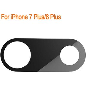 Johncase New OEM Rear Back Camera Glass Lens Cover w/Adhesive Glue Replacement Part Compatible for iPhone 7 Plus/iPhone 8 Plus (All Carriers)