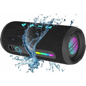 T16 Bluetooth Speakers,12Hrs Playtime,IPX7 Waterproof,Bluetooth Wireless,Protable Speaker,iPhone Speaker for Kids,Super Bass Outdoor Speaker, Bluetooth 5.3,Home Dual Pairing.Birthday Gift.