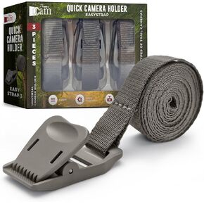Quick Camera Holder EasyStrap-3, Premium 3 Pack Trail Camera Straps,Game Camera Strap,Tree Belts,Durable Nylon Fiber,Hunting Gifts for Men, Hunting Utility Strap for Hanging Trail Cameras