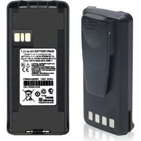 PMNN4080 Replacement Battery [Upgraded] for Motorola CP185 AAH03RDF8AA7AN AAH03KEF8AA7 CP1200 CP1300 CP1600 CP1660 PMNN4404ART PMNN4476A PMNN4092AR Battery with Belt Clip
