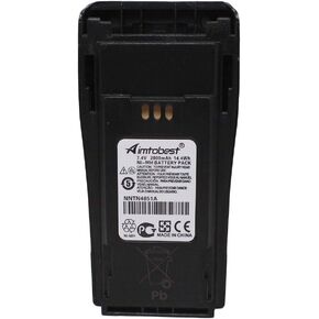 NNTN4851A NNTN4851 2000mAh Ni-MH Battery Compatible for Motorola Radio EP450 CP200 CP200D PR400 CP040 CP140 CP150 CP340 CP360 NNTN4496 NNTN4497 NTN4497CR