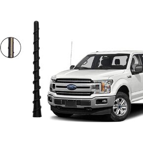 7 inch Flexible Rubber Short Antenna Compatible with Ford F150 F 150 Raptor F150 F250 F350 Pickup Trucks 2009-2023 Custom Radio AM FM Antenna Mast