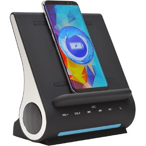 Dockall 2 10W Fast Qi Wireless Charging Sound Hub Bluetooth Speakers Handsfree for iPhone