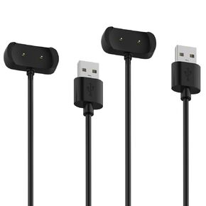 Compatible with Amazfit T-Rex Ultra/T-Rex 2/GTR 4/GTR 3/GTS 4/GTS 3 Charging Cable 3.3ft USB Portable Magnetic Replacement Charger Cord Dock for Amazfit T-Rex Ultra Charger (2PACKS)