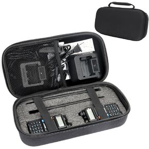 BAOFENG Walkie Talkie Case Holder Handheld Ham Radios Hard Storage Carrying Case for UV-5R BF-F8HP GM-15 Pro UV-5RA UV-5R+ Plus UV-5RE GT-5R BF-888S UV-S9 Plus UV-82 and Radio Accessories(Bag Only)