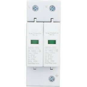 Photovoltaic whole house surge protector 275V 2p 100KA low voltage monitoring lightning arrester lighting protection device voltage lightning arrester distribution device distribution box(4p)