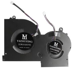 Upgraded New GPU Cooling Fan Replacement for MSI GS65 Stealth, P65 Creator, WS65, P/N: MS-16Q4 MS-16Q5 BS5005HS-U3J DC5V MS-16Q4 Gpu Fan