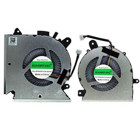 New Laptop Thin CPU and GPU Cooling Fan Replacement for MSI GE66 GF66 GL66 GF76 GP66 GL76 GF65 GF75 GF63 MS-1581 MS-1583 MS-1541 MS-16R1 P/N PABD08008SH N413 PAAD06015SL N460