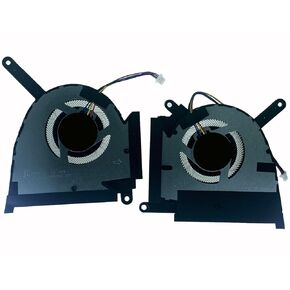 CPU and GPU Cooling Fan for Asus TUF Dash (2022) F15 FX517 FX517ZC FX517ZE FX517ZR RTX 3050 3050Ti DC5V Series DFS5K22305283E DFS5K22115371E