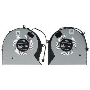 Replacement CPU & GPU Cooling Fan for ASUS GL703 GL703V GL703VM GL503VM FX63VM FZ63VM FX63VM7300 FX63VM7700 FZ63VD DC12V 0.4A DFS552012M00T-FK7V DFS602212M00T-FK7W