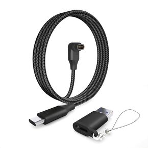 USB-C Charger Cable for Garmin Watch,USBC Power Charging Cord with Type-A Adapter for Fenix 7/7X/7S/6,Forerunner 965/265/255/245/55/45,Vivoactive 5/4/4S,Instinct,Venu 3S/2S,Epix,Vivomove,Tactix,Swim 2
