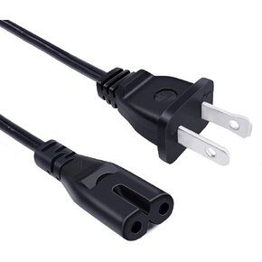 8ft 2 Prong IEC C7 Power Cord for Epson Workforce WF-3620 WF-3640 WF-2760 545 630 845 WF-2830 printer Power Cord AC Cable