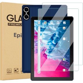 2-Pack Glass Screen Protector For Vortex BTAB10 Tablet 10.1 Inch - Tempered Glass Film High Definition 9H Hardness